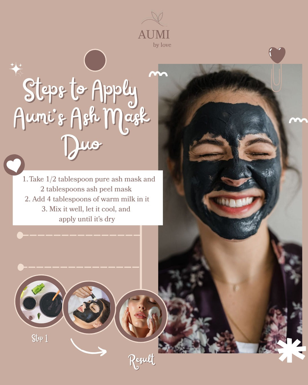 Pure Ash Mask + Ash Peel Mask – 100g each